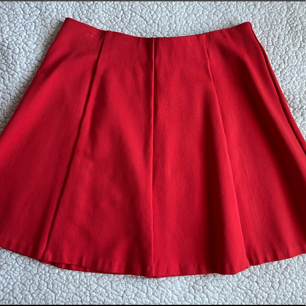 Maison Jules Cherry Red Skirt